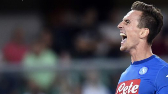 Arkadiusz Milik, Il 24enne Polacco mette la sua firma decisiva contro l'Atalanta.