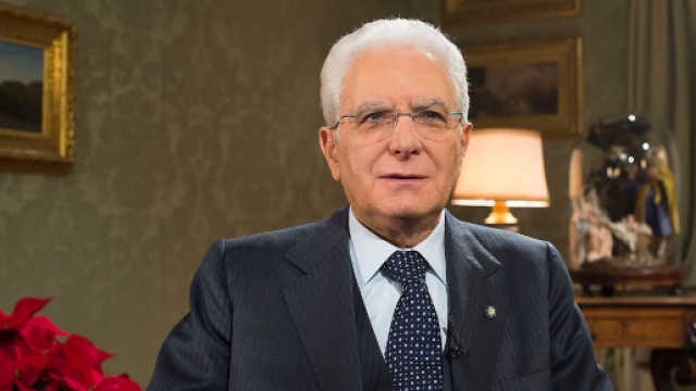 Discorso di fine anno per il presidente della Repubblica Sergio Mattarella