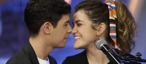 Amaia y Alfred durante su visita a EH