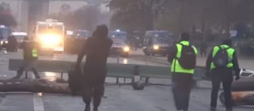 France - Paris protests could affect Macron's presidency - Image credit - MSNBC | YouTube