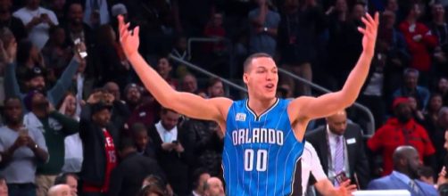 Orlando Magic star Aaron Gordon helped get his team a win on Tuesday night. [Image via NBA/YouTube]