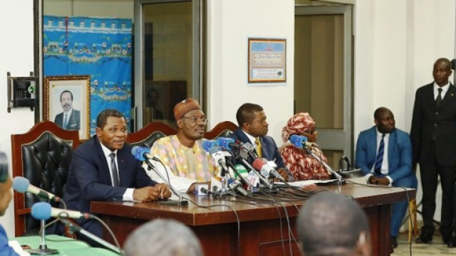 Le Mincom, le Minat et le Minstransport (c) Cameroon Tribune