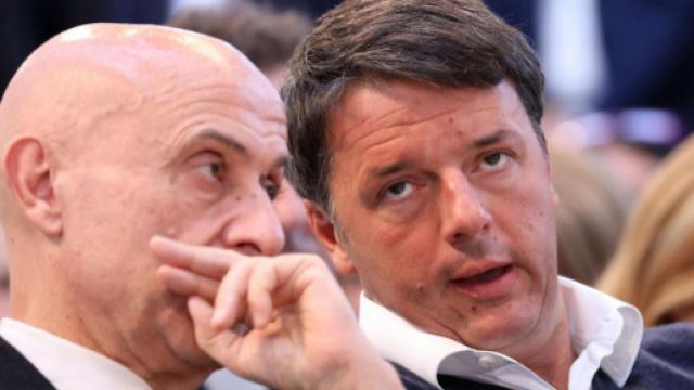 Marco Minniti e Matteo Renzi, aria di scissione nel Pd