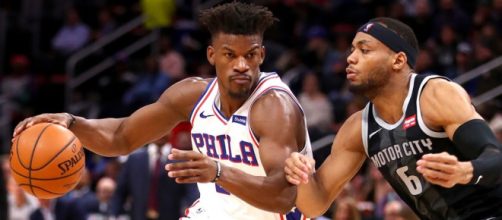 Jimmy Butler scored 38 points in a Sixers win on Friday (Dec. 7). [Image via NBA/YouTube screencap]