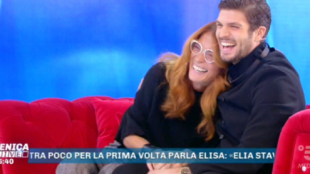 Elia insieme a Jane Alexander ospiti a Domenica Live: 'Me la sono presa e scelta'