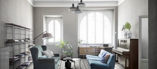 Baldosa hidr&aacute;ulica - Marazzi - D_Segni - sal&oacute;n