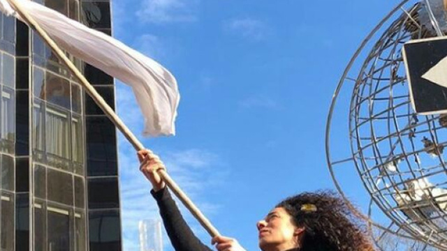 Foto dell'account Instagram dell'attivista iraniana Masih Alinejad