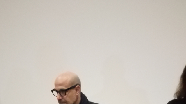 Stanley Tucci al cinema Quattro Fontane di Roma, 5/02/2018