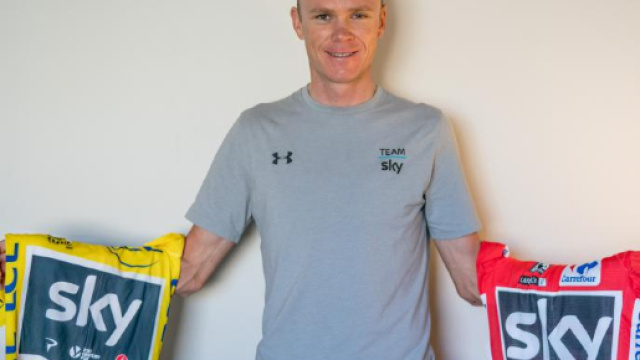 Chris Froome, corridore del team Sky