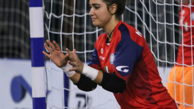 Liliana Nicoletta, portiere dell'Olimpus Roma, formazione di Serie A