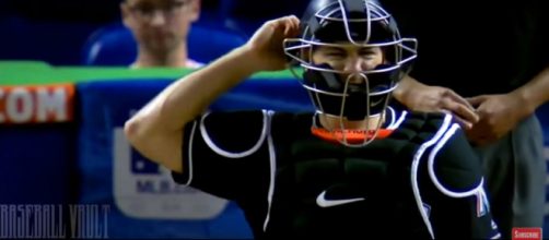 J.T. Realmuto may be dealt by the Marlins. - [Baseball Vault / YouTube screencap]