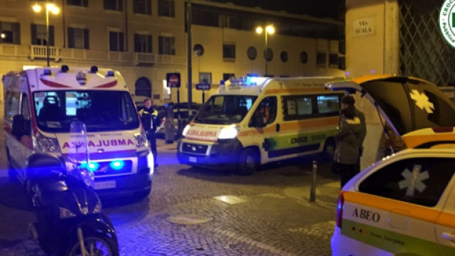 Ambulanze del pronto soccorso pronte ad intervenire