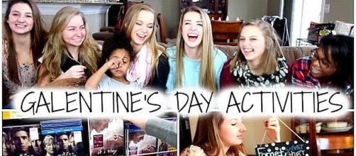 Celebrate Galentine's Day Activities on February 13 [Image: Sarah Burgett/YouTube screenshot]
