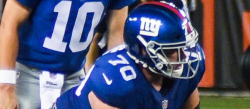 Weston Richburg is a free agent this offseason. Image Source: Wikimedia | Erik Drost