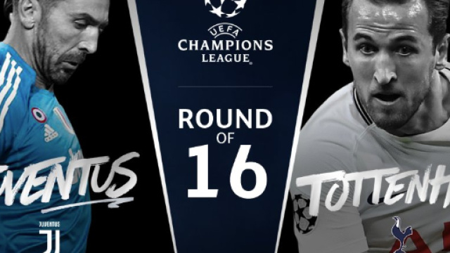 Champions League, sar&agrave; Juve-Tottenham negli ottavi di finale.