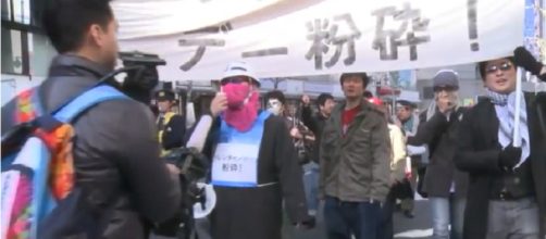 A march against Valentine's day. credit: AFP news agency | YouTube