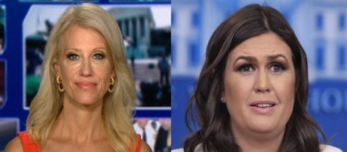 Kellyanne Conway, Sarah Huckabee Sanders, via Twitter