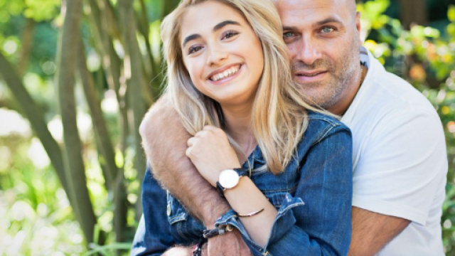 Luna Farina con pap&agrave; Francesco di Santo Stefano di Quisquina (fonte www.kr-one.de)