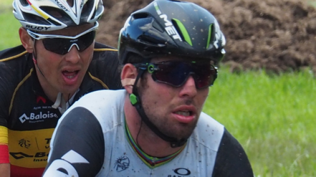 Mark Cavendish in maglia Dimension Data