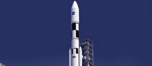 Space Launch System launch [image courtesy NASA]