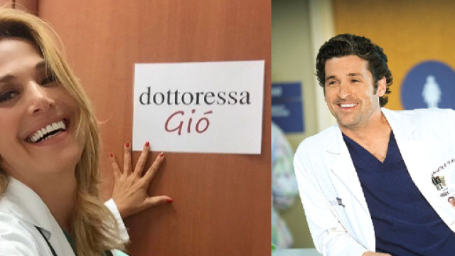 Barbara D'Urso e Patrick Dempsey