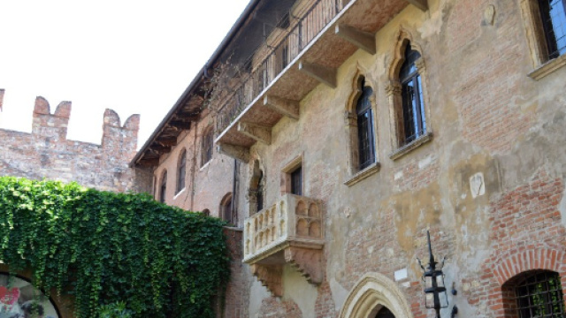 Veduta della Casa di Giulietta a Verona