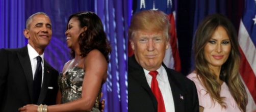 Obamas and the Trump, via Twitter