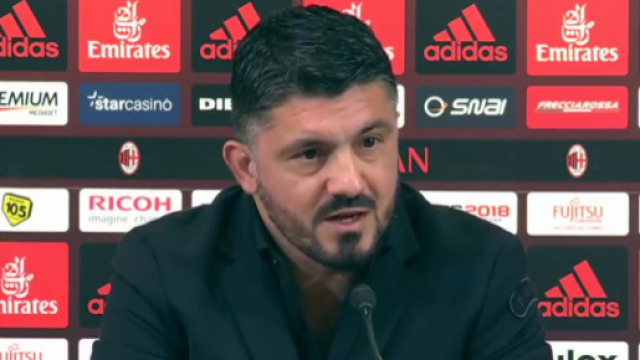 Gattuso in conferenza stampo nel post partita