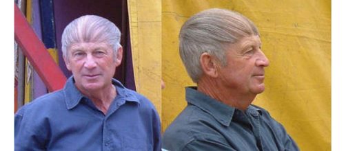 Eles pecaram na tentativa de esconder a careca