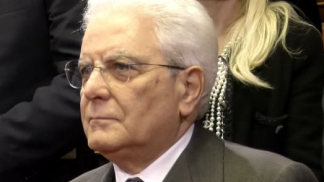 Il presidente della Repubblica, Sergio Mattarella