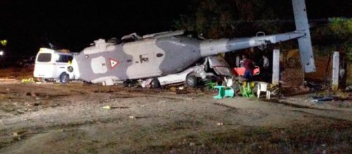 Mueren 13 tras estrellarse un helic&oacute;ptero en M&eacute;xico