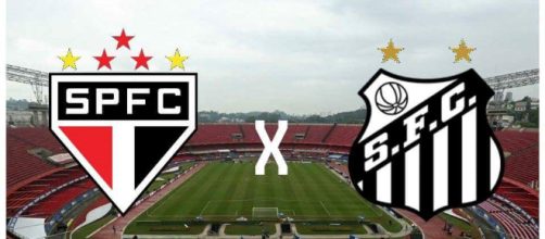 S&atilde;o Paulo x Santos ao vivo neste domingo