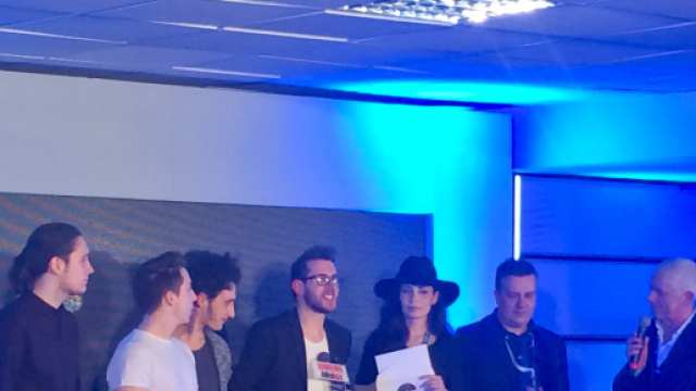 La premiazione dei Percorsi Di-Versi per il "Miglior Inedito" a Sanremo Jukebox.
