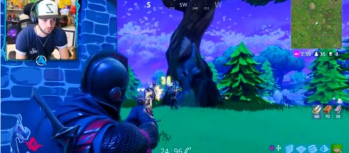 Ali-A in one of his 'Fortnite' gameplays - YouTube/Ali-A