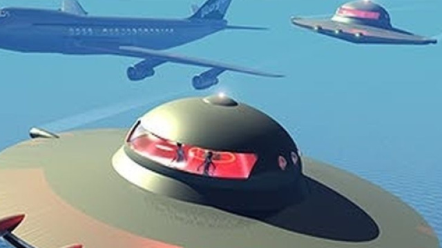 Ufo avvistati da un aeroplano?