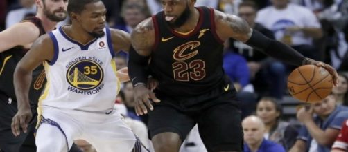 Kevin Durant reacciona al informe de que LeBron podr&iacute;a unirse a los Warriors - http://bleacherreport.com
