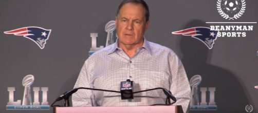 They have no chance against the Brady Belichick duo. [image source: Beanyman/YouTube screnshot]