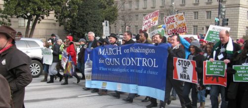 A previous gun control demonstration - Slowking4 via Wikimedia Commons