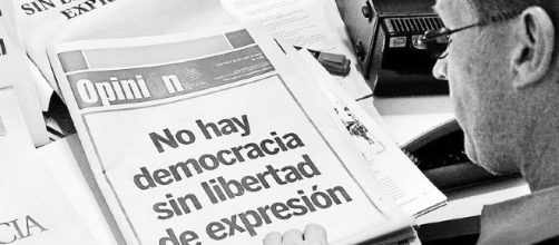 libertad de expresi&oacute;n espa&ntilde;ola inexistente