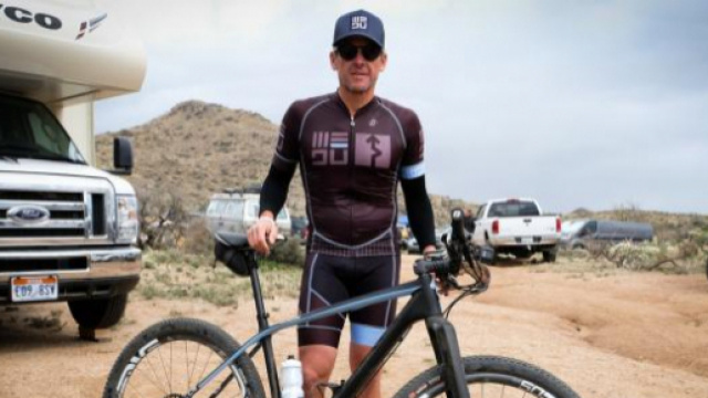 Lance Armstrong alla 24hs in the Old Pueblo. Photo: CyclingNews