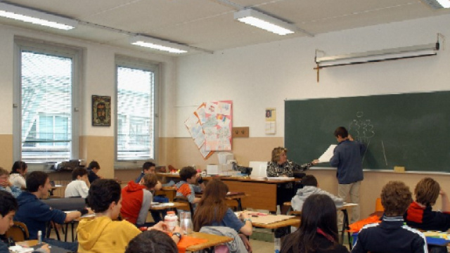 Studenti in una classe italiana