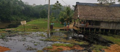 La poblaci&oacute;n necesita de manera urgente agua y alimentos. Foto: Observatorio Petrolero de la Amazon&iacute;a Norte.