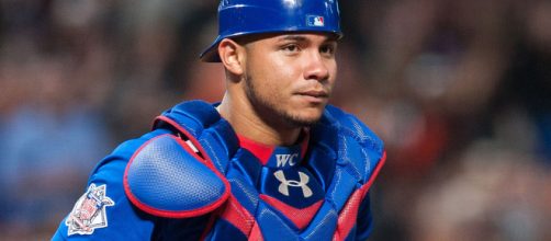 Willson Contreras' profanity-laden advice to Jon Lester was easily [Image via nbcsports/YouTube]