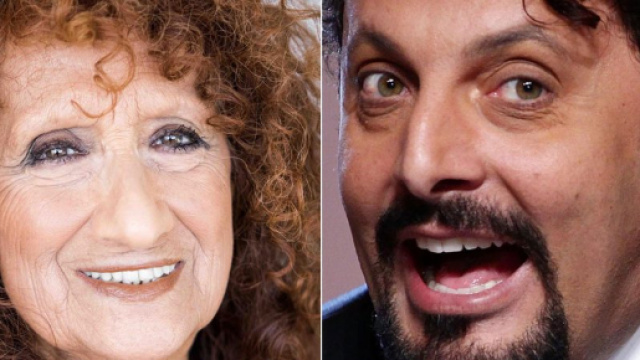 Enrico Brignano e Anna Mazzamauro