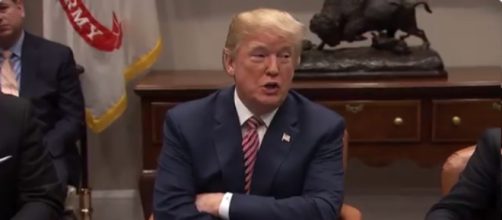 Donald Trump at the White House, via Twitter