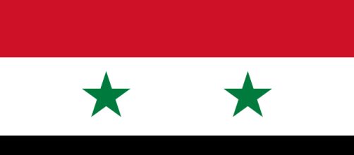 Flag of Syria, courtesy of wikimedia