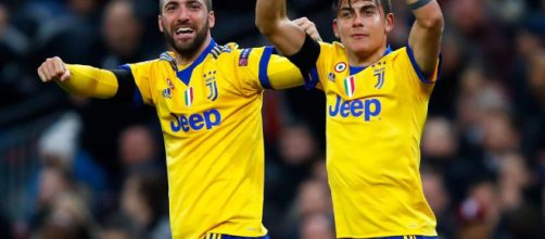 Higuain and Dybala scored at Wembley against a brave Tottenham Hotspur- thesun.co.uk