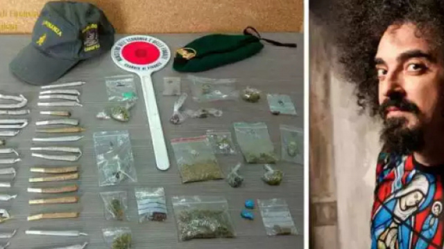 Caparezza: canne al concerto, fermati in 27 a Cagliari