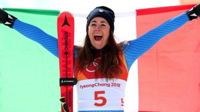 Sofia Goggia medaglia d'oro a PyeongChang 2018