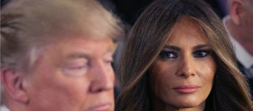 Melania and Donald Trump, via Twitter